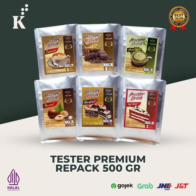 

Baru Javaland Bubble Drink Premium Tester 500Gr - Bubuk Minuman Sample Premium Untuk Usaha Minuman