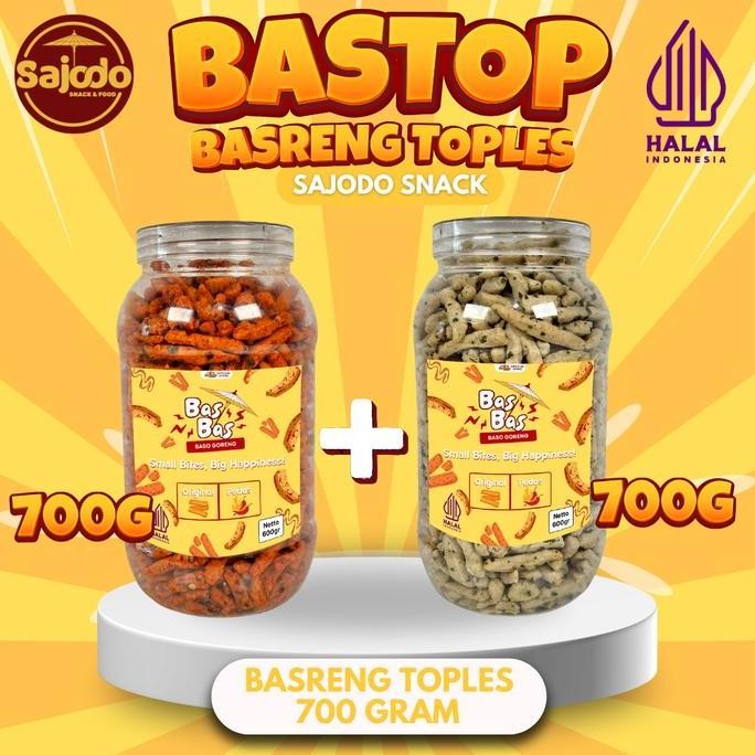 

Basreng Pedas Toples 700 Gram Free Basreng Original Toples 700 Gram Sajodo Snack & Food
