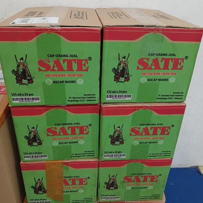 

kecap manis CAP ORANG JUAL SATE 135ml 1dos=24pc/kecap legenda dari Sinarmmas