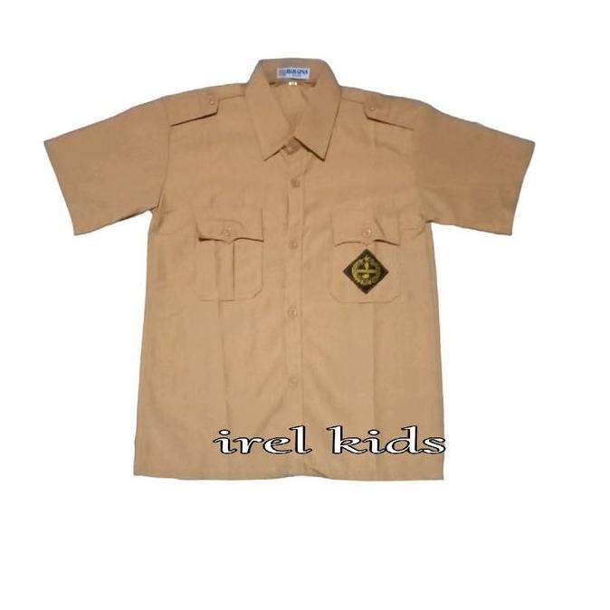 Setelan Lengkap Seragam Pramuka Smp Sma Laki Laki Baju Pendek