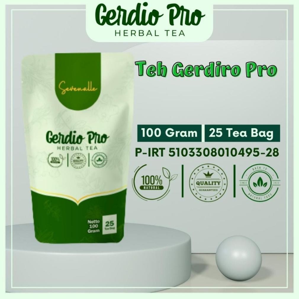 

SALE! TEH GERDIO PRO ASLI 100% | TEH HERBAL ASAM LAMBUNG | BPOM & BAHAN ALAMI