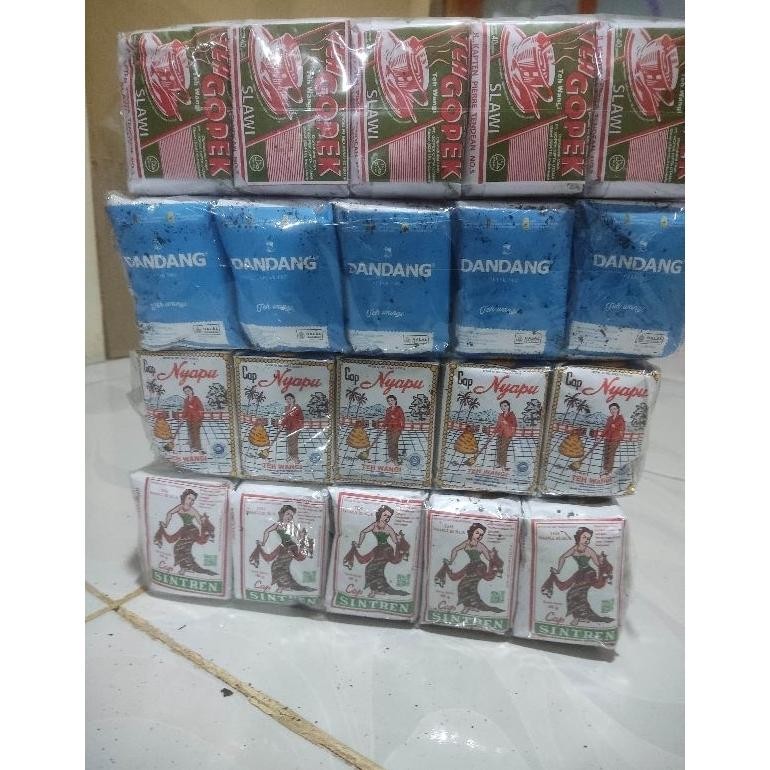 

SALE! TEH HARUM SOLO 40PCS X 40G (4 PAK) | SINTREN NYAPU GOPEK DANDANG BIRU