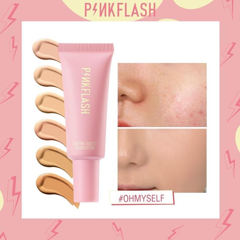Cod Pinkflash Lasting Matte Foundation / Concealer / Duo Concealer Me41
