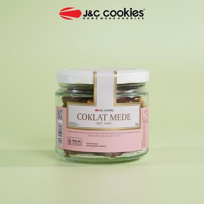 

J&C Cookies Toples Kaca Coklat Mede