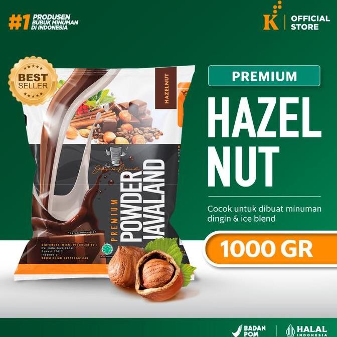 

Baru Javaland Grande Bubuk Hazelnut Premium 1Kg - Powder Drink Rasa Kacang Hazel Creamy