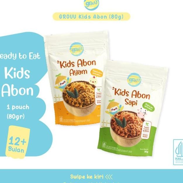 

Grouu Kids Abon Sapi Ayam 80G Makanan Lauk Cemilan Mpasi Anak Bayi Non Msg Ready To Eat Camilan Baby 12 Bulan