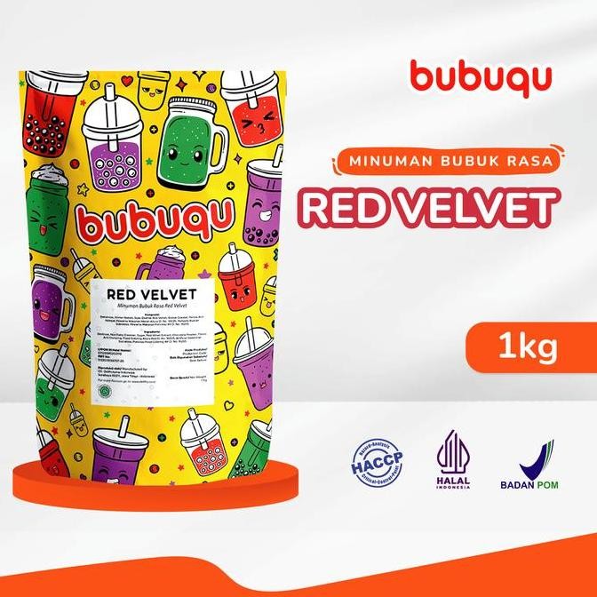 

Baru Bubuqu Red Velvet Powder Drink 1Kg - Bubuk Minuman Red Velvet Premium Creamy