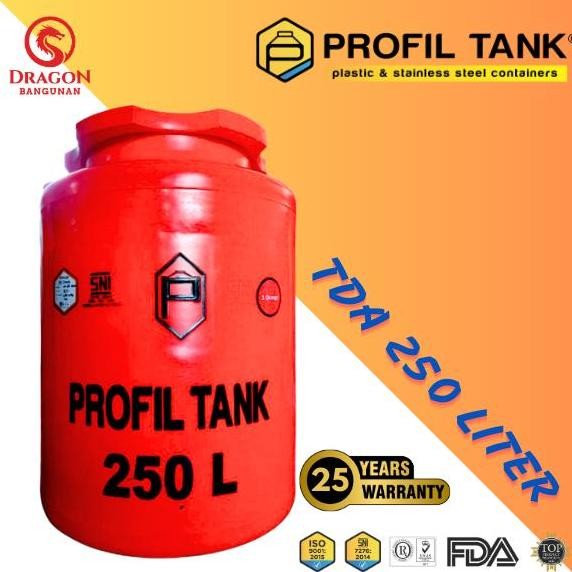Tangki Air Profil Tank Tda 250 Liter - Toren Air Plastik Profil Tank 250 Liter High Quality