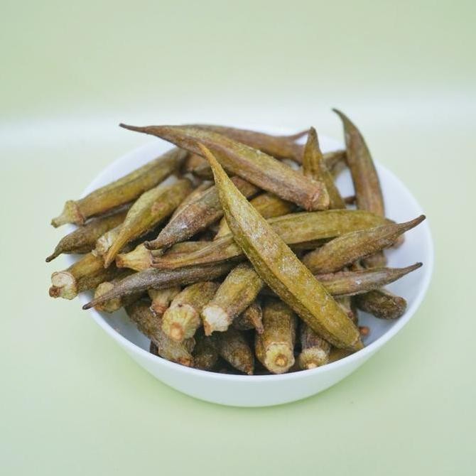 

APELICIOUS Keripik Sayur Okra Toples Fruta Chips ,- Food, Snack, Kering, Cemilan