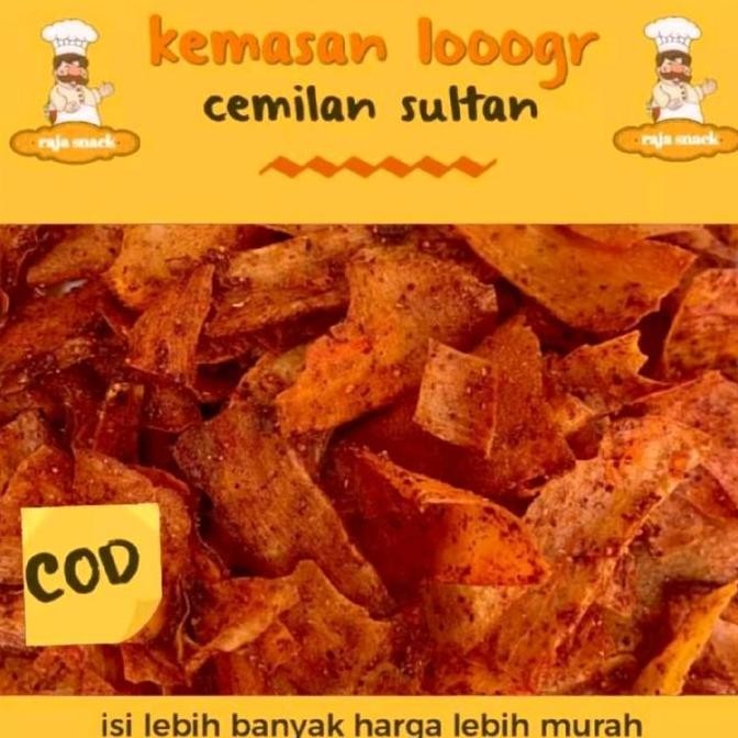 

keripik singkong 1kg kripset pedas gurih mantul Food Kripik Cemilan Makanan