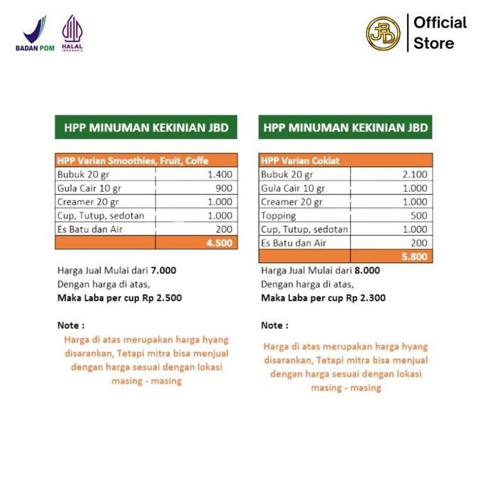 

Baru Jbd Choco Signature Powder Drink 1Kg - Bubuk Minuman Coklat Premium Bpom