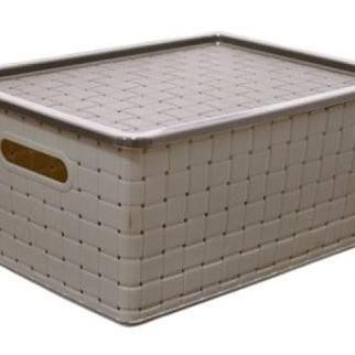 

Box Storage Serbaguna Lugano L Keranjang Tutup Segi Kotak Plastik Awet Tebal Hawaii Green Leaf Besar Organizer yimpanan Surat Barang Perkakas Aksess Accesses Mainan Sna Celan Sparepart Resi Dokumen Nota Berkas Kantor