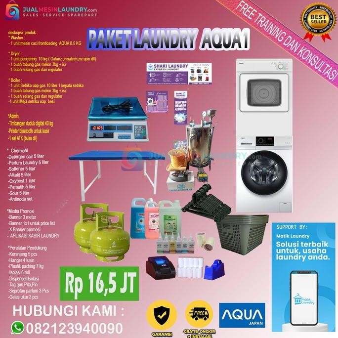 Paket usaha laundry kiloan pemula