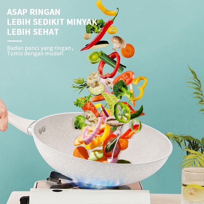 Gm Bear Panci Set Keramik 1819 - Luversa Panci Ceramic Set 3Pcs