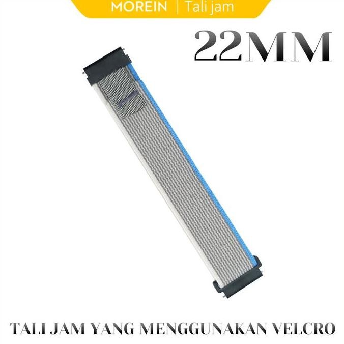 tersedia strap velcro original 22mm moreinwear - tali jam smartwatch nova1 gt1 s1 r1 r2