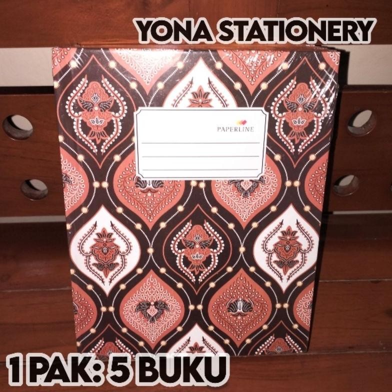 

Siap Kirim Buku Tulis Kwarto Paperline 100 Lembar | Hardcover Isi 5 Buku Motif Batik