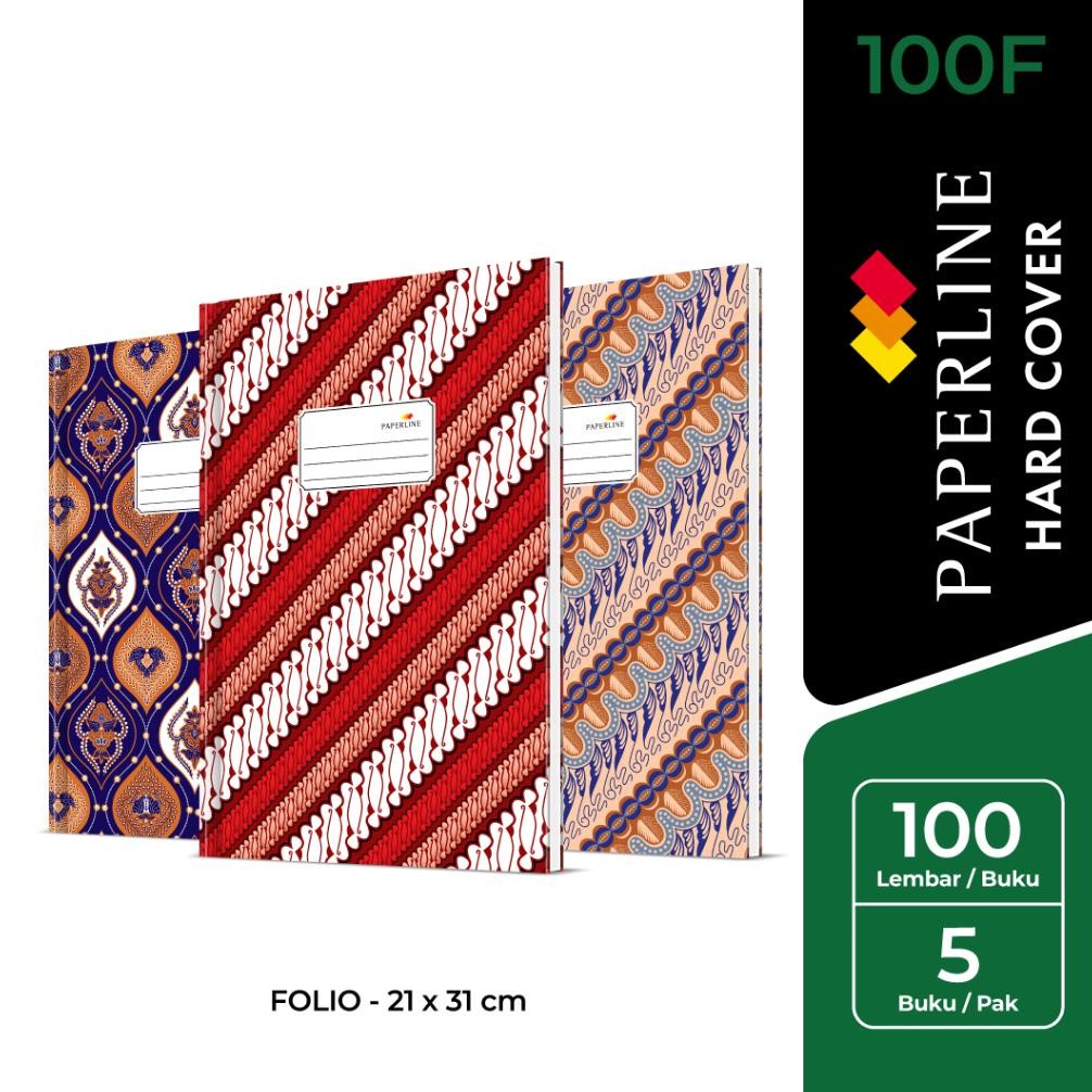 

Siap Kirim Paperline Hardcover 100 Lembar Folio | Buku Tulis Tebal | PGG HC 100 F