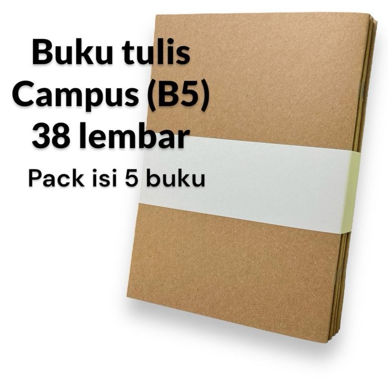 

Siap Kirim Buku Tulis Campus B5 Estudee Isi 5 Buku - Catatan Sekolah Tanpa Sampul Siap Pakai