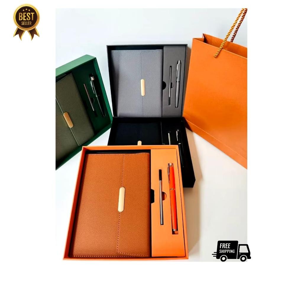 

Siap Kirim Giftset Notebook Agenda A5 2in1 Bonus Ballpoint dan Totebag Cocok Hampers