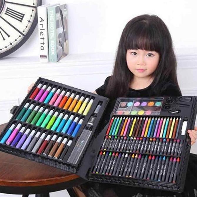 

Pensil Warna 150 Pcs - 150 Piece Art Set - Crayon Set 150 Pcs Art Set