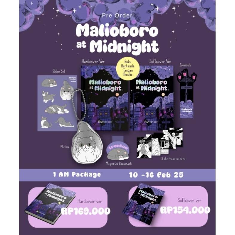 Promo - Novel Malioboro at Midnight Hardcover - Skysphire - Bukune (Original) / Midnight Diaries By 