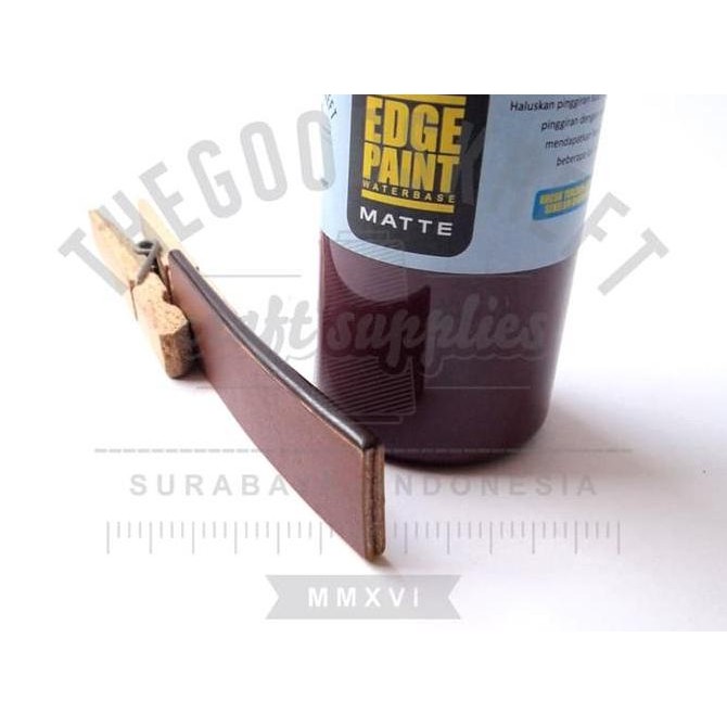 

Leather Edge Paint Doff Cat Pinggiran Kulit Dark Brown / Coklat Tua