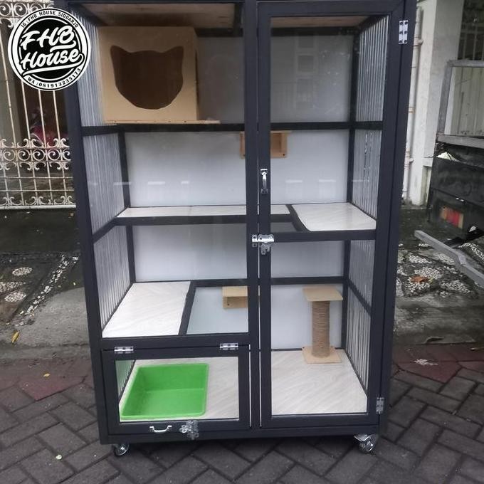 Kandang Kucing Kayu Besar