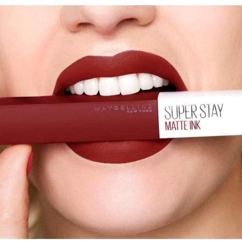 (Terbaru) harga banting.....!!! MAYBELLINE Superstay matte ink liquid Long Lasting waterproof Long W