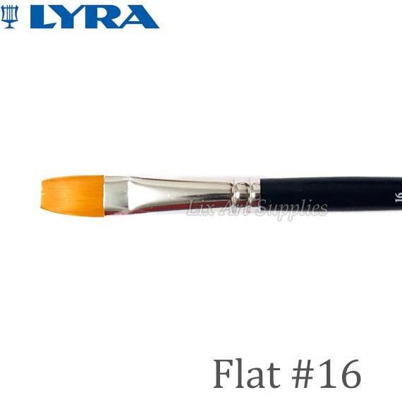 

Lyra Taklon Art Brush Flat No. 16 / Kuas Lukis Lyra Flat No. 16