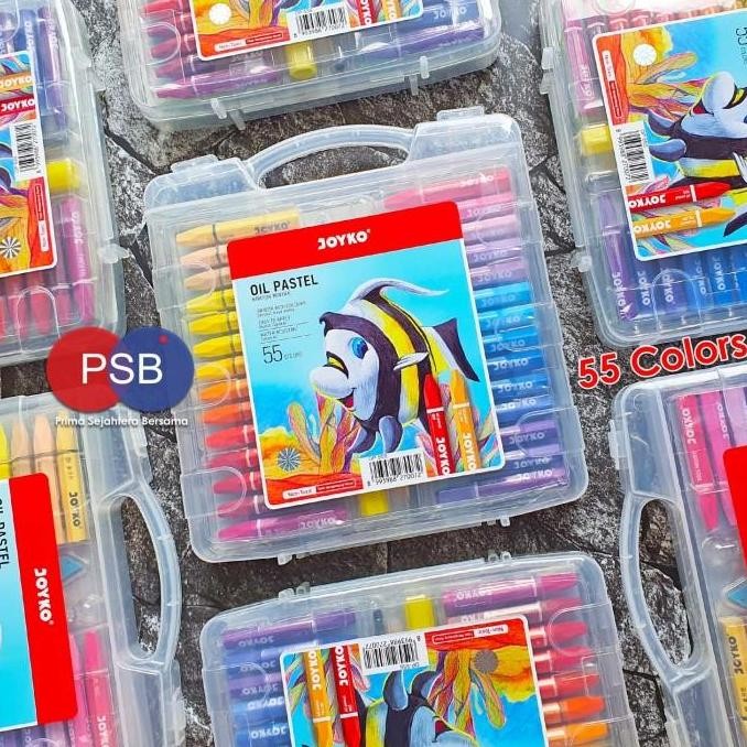 

Crayon / Krayon Titi Joyko Oil Pastel 55 Warna