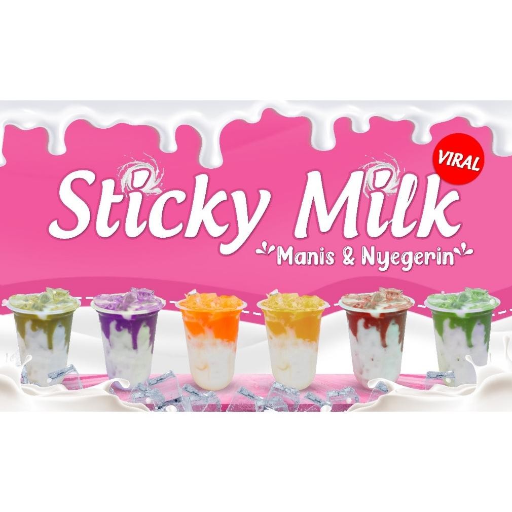 

Flash Sale - [BUBUK STICKY MILK] Bubuk Minuman Sticky Milk Es Kwentel Aneka Rasa 1 Kg Omura Blend Premium Powder Series !!