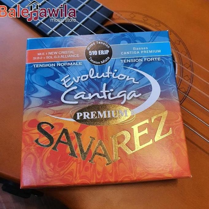 Savarez 510Erjp Evolution Cantiga Premium Senar Savarez 510 Erjp  Mixed Tension Classical Guitar Set