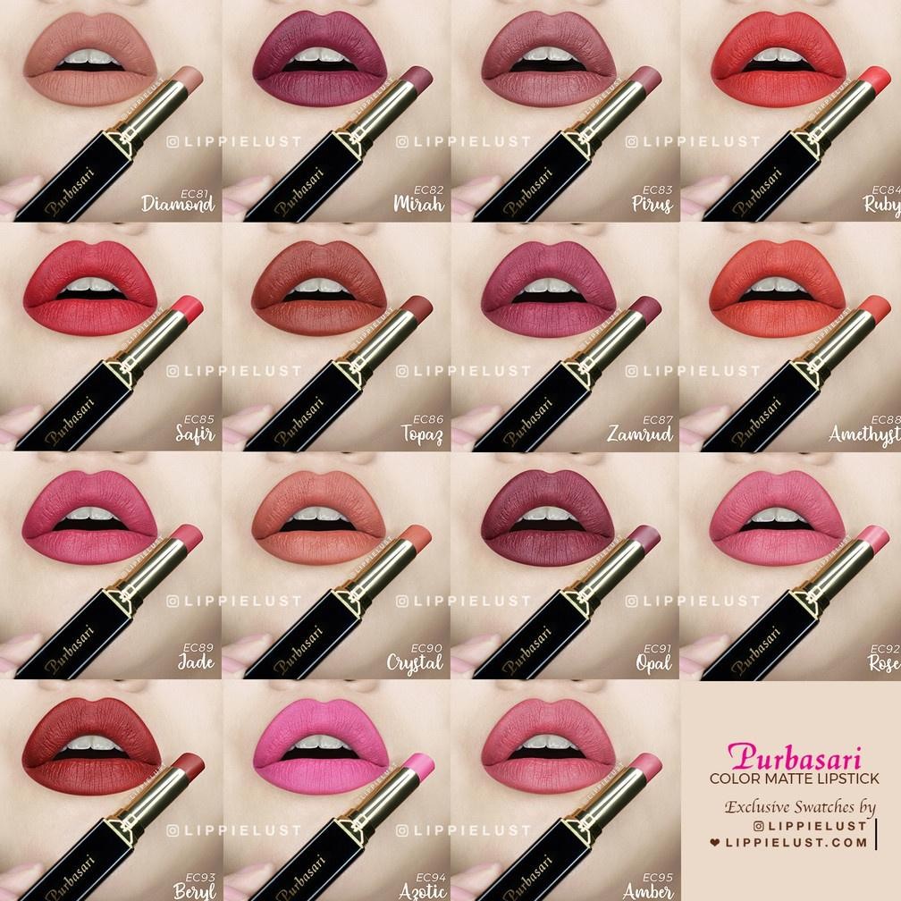 (Terbaru) Purbasari Lipstik Color Matte Stick 81 - 95 (Terlaris)