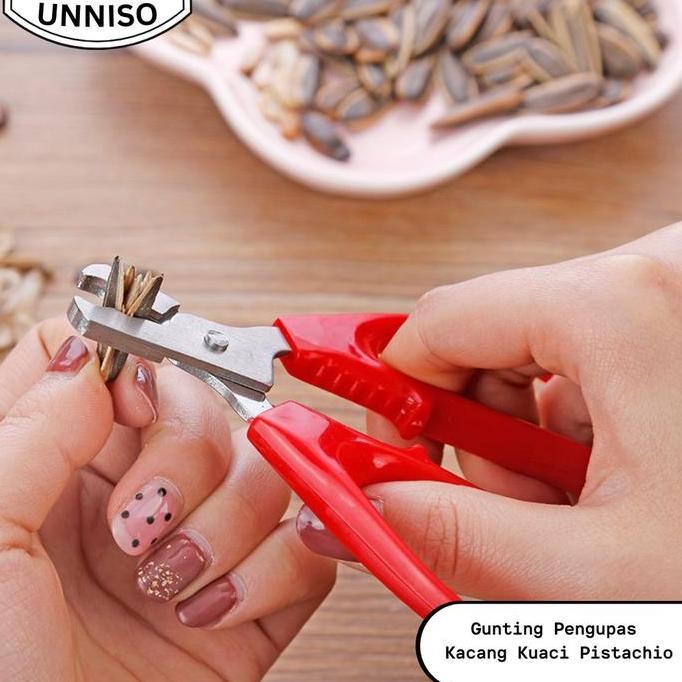 Ready UNNISO - Gunting Pengupas Kacang Kuaci Pistachio