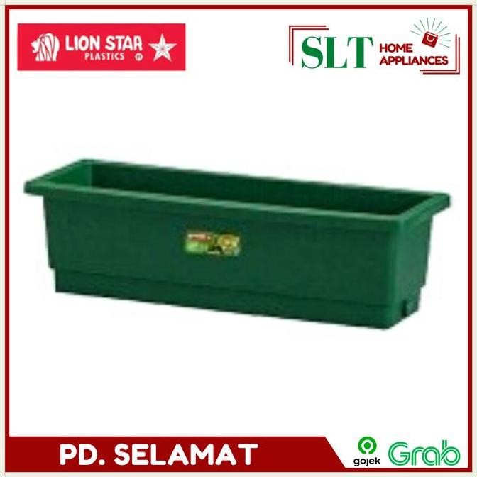 Ready LION STAR Pot Panjang Rectanguler S POT BUNGA PLASTIK
