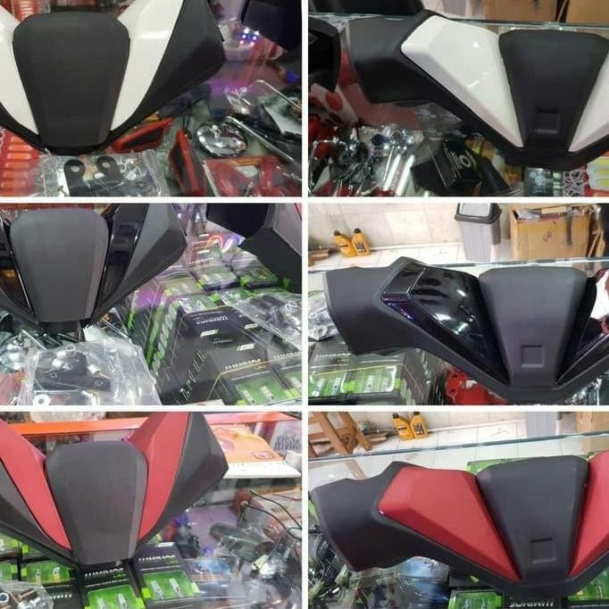 Cover tutup stang New PCX 150 New PCX 160 merah Silver Hitam Putih