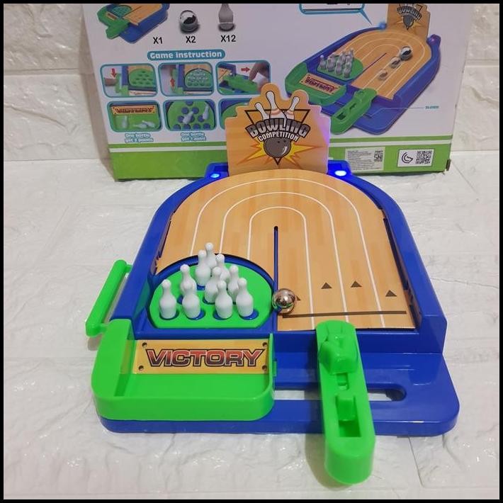 Mainan Papan Bowling - Mainan Finger Bowling - Mainan Bola Bowling