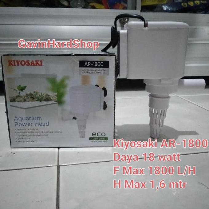 Pompa Aquarium Pompa Power Head Pompa Celup Kiyosaki Ar-1800 1800 L/H