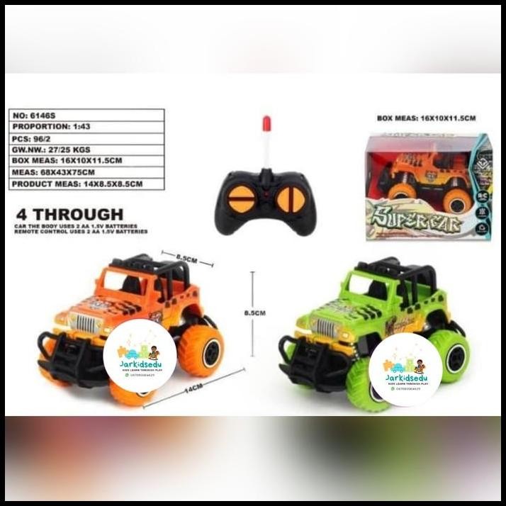 Mainan mobil remote control remot truk RC bagus kado anak diecast