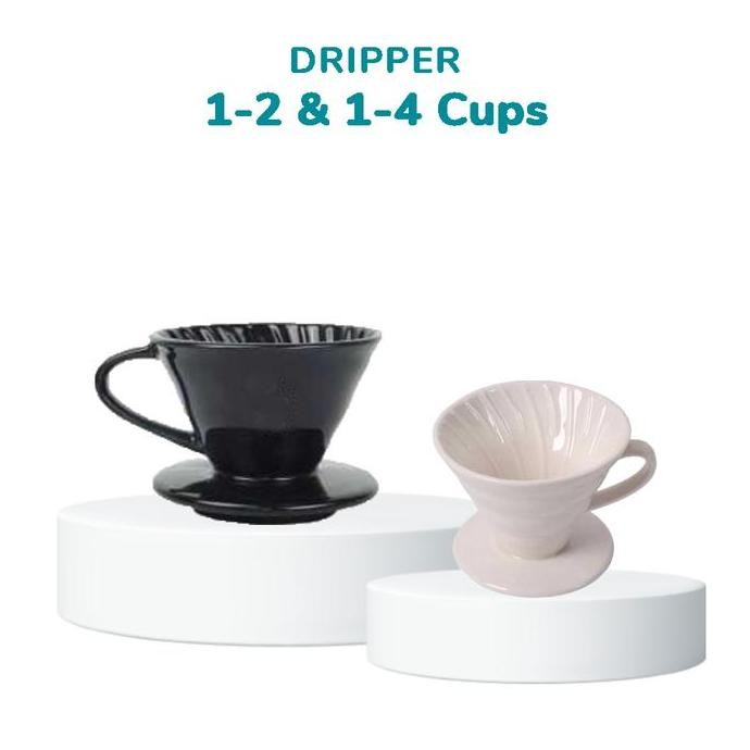 Glass Filter Dripper V60 Ceramic Filter Penyaring Kopi V60