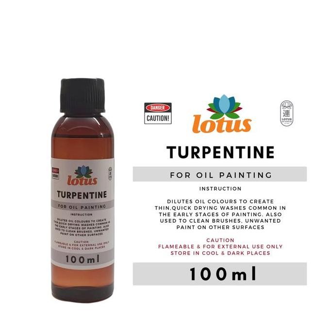 

Lotus Turpentine Oil Paints Thinner Brush Wash Liquid