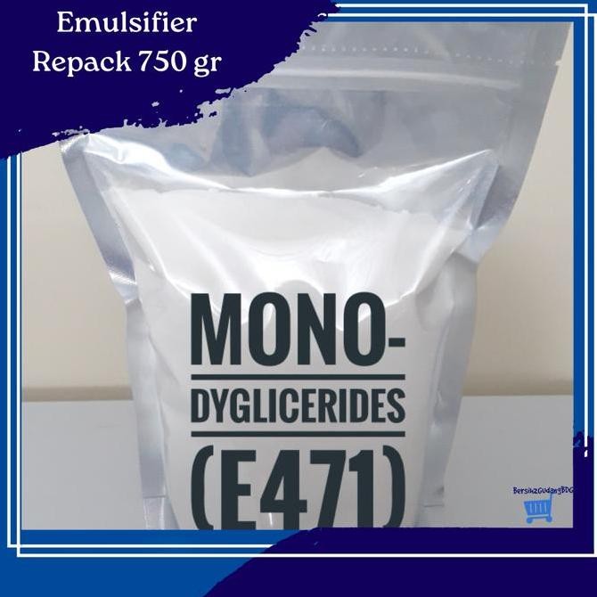 Baru Emulsifier Makanan E471 Mono-Diglicerides Of Fatty Acid 750 Gram Kemasan Besar