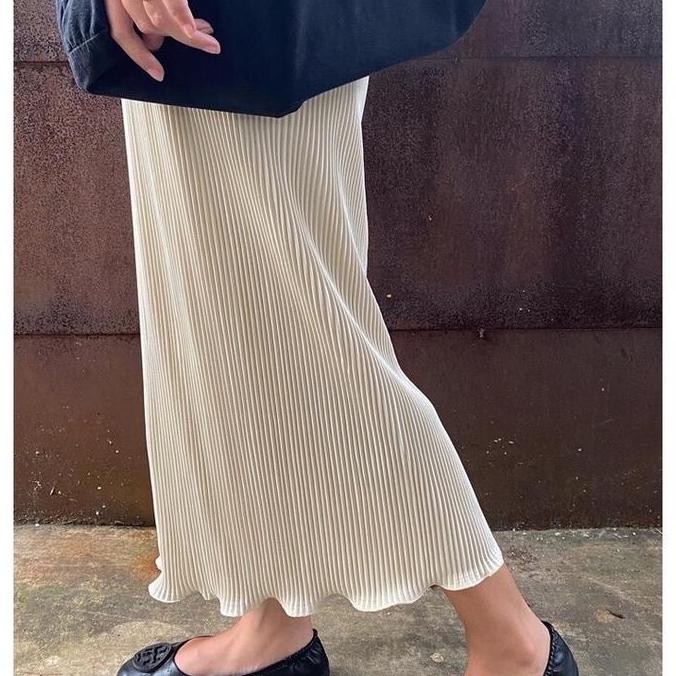 Rok Span Wavy / Rok Span Plisket Lidi Wavy / Rok Bodycon Premium Santai Santai Santai Santai Santai 