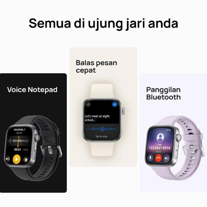 Baru Huawei Watch Fit 4 & Fit 4 Pro Gps Sports Tracking Ekg Waterproof Garansi Resmi