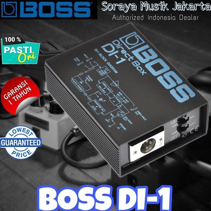 BOSS DI1 DI-1 DIRECT BOX ORIGINAL DAN TERPERCAYA