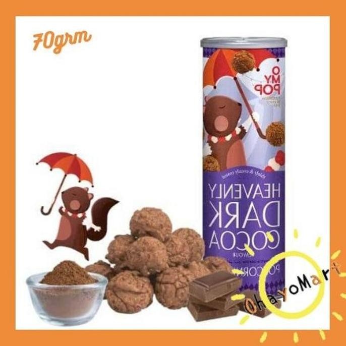 

JB Omypop Popcorn Dark Cocoa Toples / Popcorn rasa cokelat 70grm None