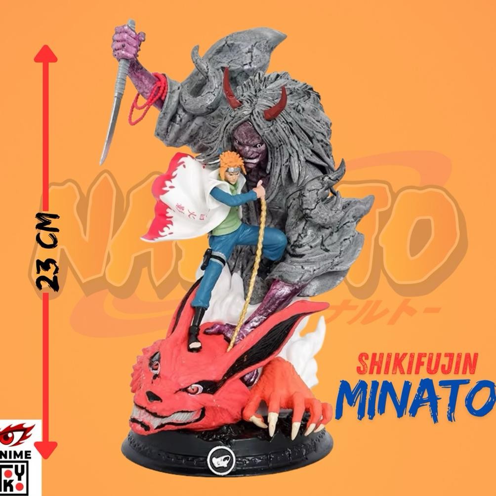 Terlaris Action Figure Naruto Versi Minato Shikifujin Kurama