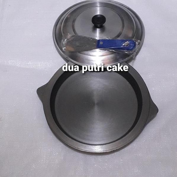 Loyang Martabak Manis Ukuran 20Cm Tutup Kape Stainless