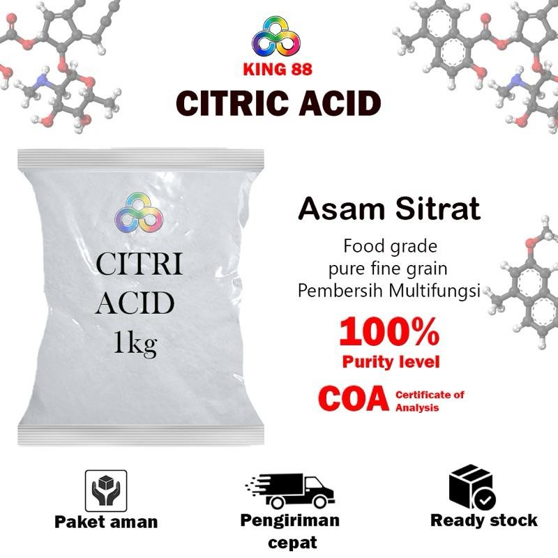 

Citric Acid 1Kg / Sitrun / Citrun / Asam Sitrat Murah