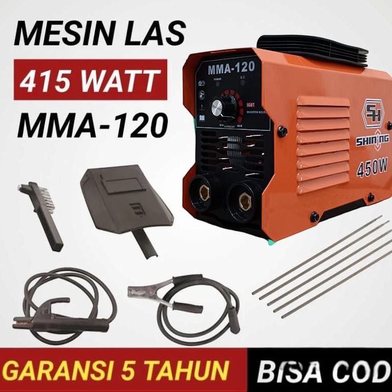 Terlaris Termurah Mesin Las Listrik 450Watt Benz Barracuda Series Travo Las Inverter Mma-120 Benz
